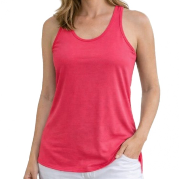 Champion Tops - Champion C9 Women's DuoDry Racerback Sports Tank Top Bright Pink Orange Large L
